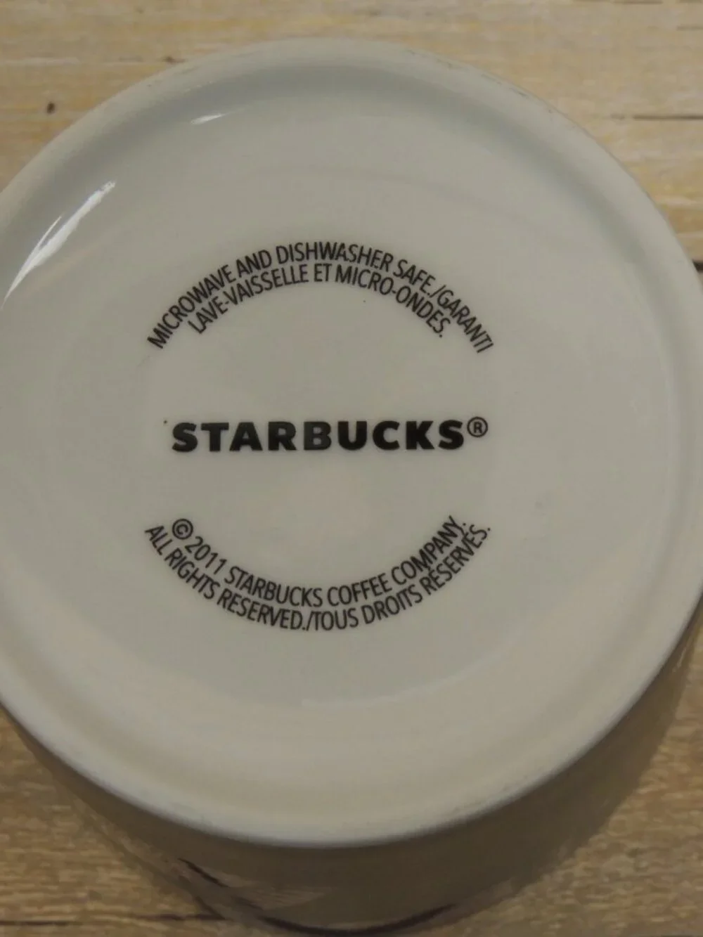 2011 Starbucks Winking Snowman Holiday Mug